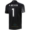 Maglia da Calcio Portiere Liverpool Alisson Becker 1 Alternativa 2021-22 per Uomo